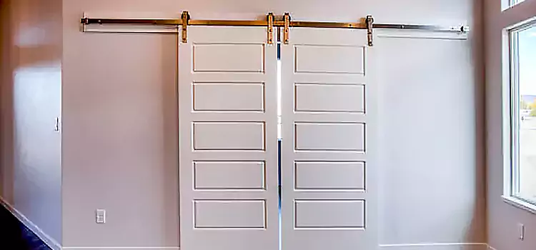 Glass Barn Door with Installation Hardware Kit Elmwood Park
