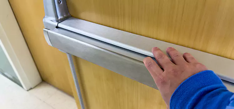 Installing a Push Bar on a Door Elmwood Park